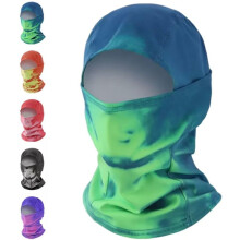 Unisex-Sturmhaube mit wärmereaktiver Farbe, farbwechselnde Thermomaske zum Skifahren, Wandern und Radfahren, Ganzkopf-Sturmhaube