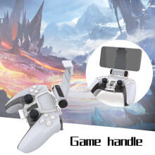 Soporte para controlador, clip para teléfono, soporte de juego, soporte de montaje para controlador de juegos PS5, accesorios de juego
