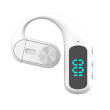 Écouteur Bluetooth 5.5 mono-auriculaire #air# à conduction, contour d'oreille, fonction appel G4X0