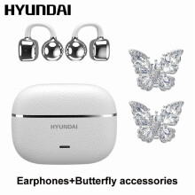 Écouteurs sans fil à clip HYUNDAI C03, Bluetooth 6.0, technologie DT6.0 Pulse, son ACS à 360, étanchéité IPX5