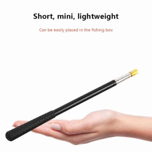 Telescopic Fishing Rod Pole 1.48M Retractable Stainless Steel Fishing Tackle Rods 8mm Caliber Stick For Landing Hand Net Handle
