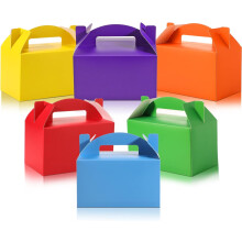 Pudełka prezentowe Rainbow Gable 6x3,5x3,5 cala 24 szt.