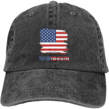 Vintage American Flag Usa Casquette Hat Dad Trucker Flat Bill Baseball Cap miehille ja naisille säädettävä