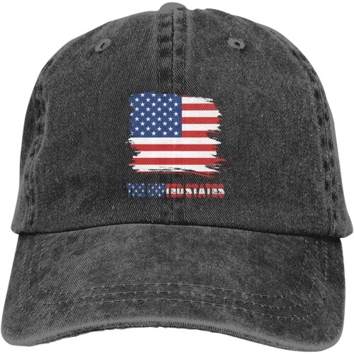 Vintage αμερικανική σημαία ΗΠΑ Casquette καπέλο μπαμπά φορτηγατζή επίπεδο καπέλο