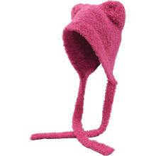 Gorro de punto con orejas de oso súper suaves y adorables para invierno, gorro de ganchillo con orejeras…