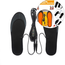 Yoloke elektrische verwarmde inlegzolen voor de winter - Warme schoeninserts, ideaal voor laarzen, buitensporten, vissen, wandelen en kamperen,