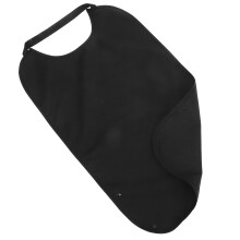 Vattentät svart bandanahaklapp med elastisk halsringning för vuxna, hängande matkläder