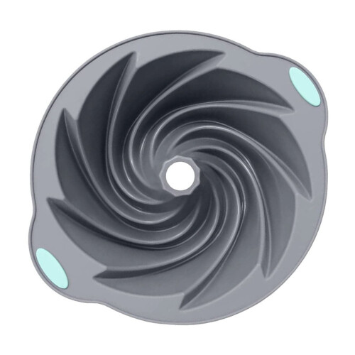 Silikonräfflad Bundtform Non-stick 12-koppar
