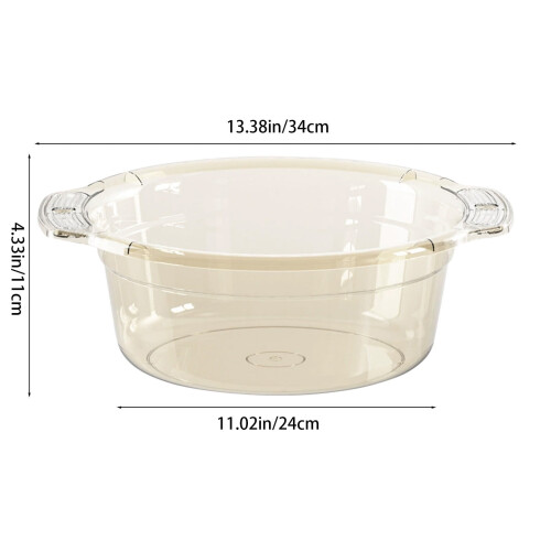 Transparent plastic washbasin for home dormitory use 1