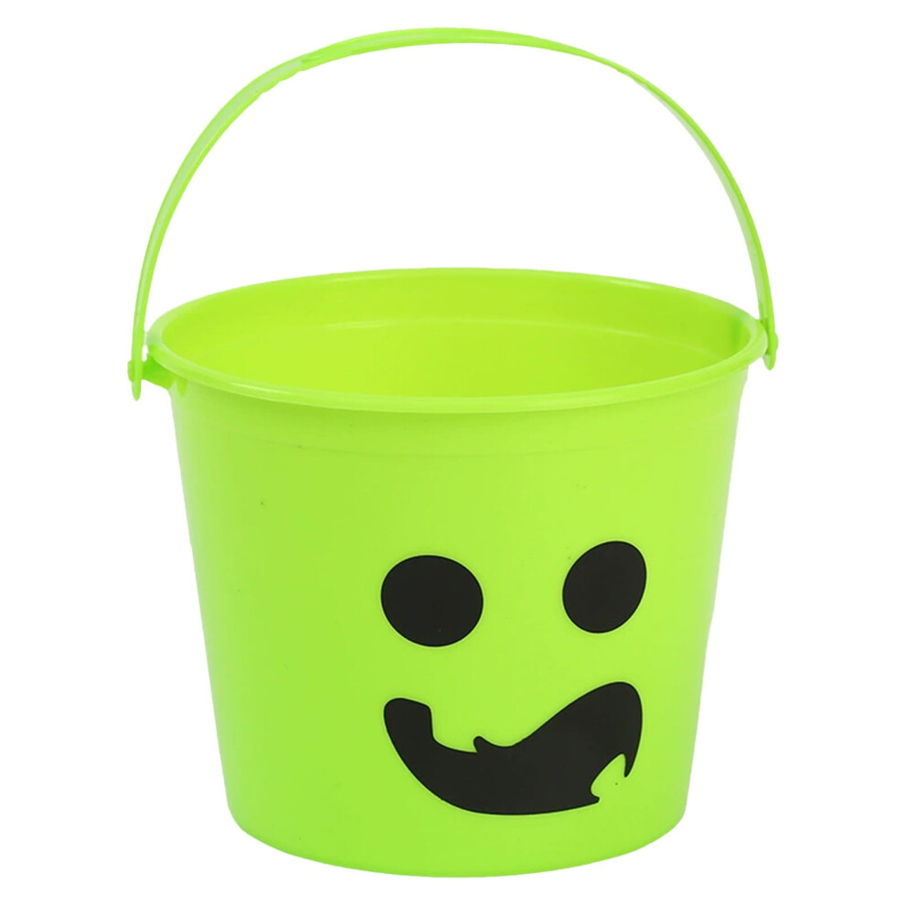 Halloween Trick Or Treat Bucket Plastic Pumpkin Pail 1 Pc 900223210180