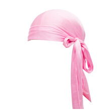 Classic Breathable Headscarves Men's Woman‘S Solid Color Headscarf Spring Summer for Daily Wear Choice Adjustable Hair Tie Function(Pink,Free Size)