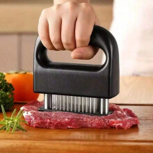 Ablandador de carne de acero inoxidable con mango de ABS