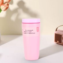 Mug isotherme en acier inoxydable 12/20 oz avec poignée – Mug de voyage étanche, compatible avec la voiture, le bureau, la maison et le camping