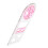Righello in plastica rosa per disegno geometrico, ideale per matematica e design artistico. 5