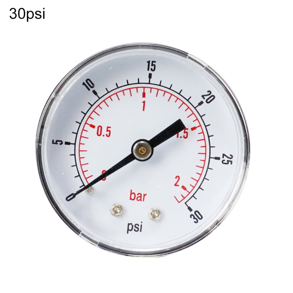 Professional Pressure Gauge 52Mm Dial 1/4" Bspt Horizontal 0/15,30,60.100,160,300 & Bar 9418476611223