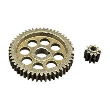 Engrenage de rechange robuste en métal, mini-engrenage de 48/51 mm de diamètre pour tondeuse à gazon et tronçonneuse (assemblage à trou