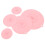 Set di 5 pezzi di coperchi in silicone rosa per microonde 14