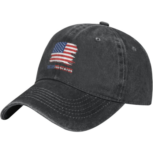 Vintage αμερικανική σημαία ΗΠΑ Casquette καπέλο μπαμπά φορτηγατζή επίπεδο καπέλο 2