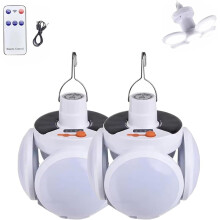 Hailoyearn 2-in-1 Faltbare Solarlampe mit USB-Ladefunktion, LED-Campinglaterne & Tragbare Hängeleuchte (3 Stück)