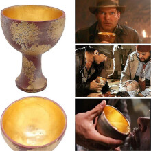 Retro Indiana Jones Holy Graal film Cosplay recuzită rășină replică ornament acasă decor