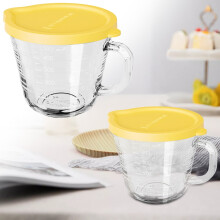 Verre doseur en verre borosilicate avec poignée, 1 L