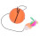 Balle interactive pour chat - 500 mAh, orange 15