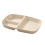 10.5" Rectangular Divided Plates, 3-Compartment Wheat Straw Bariatric Portion Control Plates, Dishwasher & Microwave Safe, Unbreakable, Beige – 2