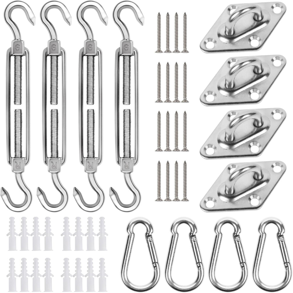 304 Stainless Steel Shade Sail Hardware Kit 9058772234254