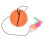 Balle interactive pour chat - 500 mAh, orange 16