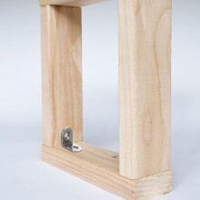 12 soportes de pared para estantes de alta resistencia, soportes en L de acero inoxidable plateado para artesanos