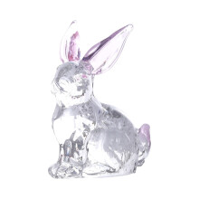 Glashase, Kristall-Kaninchenfigur – Sammlerstück zur Osterdekoration, Briefbeschwerer & Tischskulptur, kreative Geschenkidee