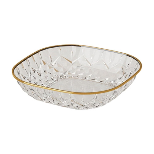 Clear PET Fruit Plate 15 cm Square 1