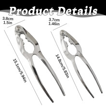 A Classic Walnut Cracker Stainless Crack Almond Walnut Filbert Nut Kitchen Sheller Clip Tool Clamp Plier Hazelnut