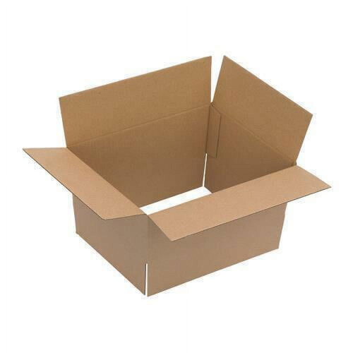 100Box6x4x2Cardboard Συσκευασία Mailer Κουτιά αποστολής κυματοειδές χαρτοκιβώτιο