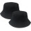 Confezione da 2 cappelli a secchiello per uomo e donna, cappelli in cotone per sole, spiaggia e pesca. 1