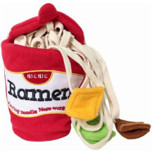 Ramen nudelkopp hundeleke for godbitutdeling og snusearbeid – plysj sniffleke for små/mellomstore hunder og valper