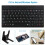 80Keys Wired Keyboard Mini USB Connector Keyboard Portable Durable Keyboard with Carry Bag 1