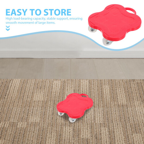 Chariot de manutention robuste à roulettes, lot de 1 2