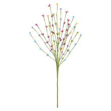 Ramas artificiales de bayas de primavera para Pascua, adornos de Pascua en tonos pastel con cuentas de colores, ramas decorativas de 43 cm para