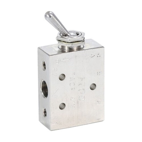 Pneumatischer Ein/Aus-Kippventil-Metallschalter der Serie TAC/TAC2