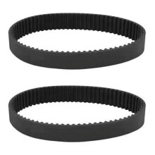 2 correas de distribución cerradas de neopreno de 160 mm GT2