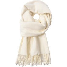 Cachecol de inverno unissex para clima frio - Xales macios e quentes com franjas.