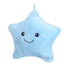 40 cm LED-knuffelster pluche kussen – Lichtgevende knuffelster met kleurrijke nachtlampjes, verjaardags-/Valentijnscadeau voor peuters