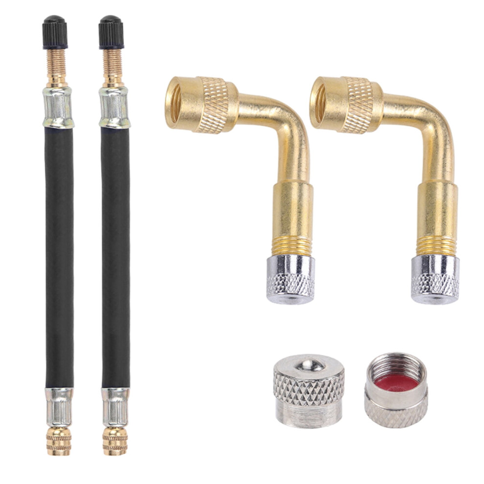Tire Valves Extension Flexible Valves Stem Extenders Tire Valves Adaptors For Passenger Car Truck Motorbike Bikes 9071309910957