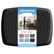 Tapis de bureau assis-debout avec points de massage et poignée, tapis de sol anti-fatigue pour la cuisine, tapis de confort antidérapant pour