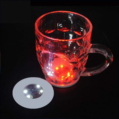 20 LED σουβέρ για μπουκάλια – Φωτιζόμενα αυτοκόλλητα για ποτήρια 1