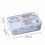 Faltbare Silikon-Lunchbox, 1200 ml, Grün 1