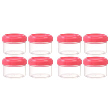 Witspace 35ml lekvrije saladedressingbekers, BPA-vrije, herbruikbare, stapelbare sausbekers (4-pack) – Compatibel met Witspace