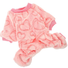 Winter Warm Flannel Kitten Clothes Soft Pet Apparel Outfit Set for Small Cats and Kittens