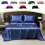 Twin Flat Sheet Champagne 168x224cm Satin 1